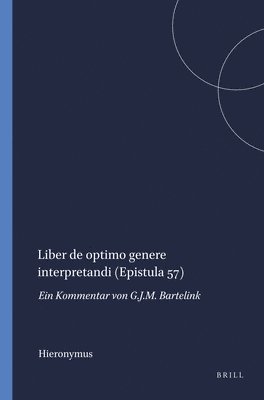 bokomslag Liber de optimo genere interpretandi (Epistula 57)