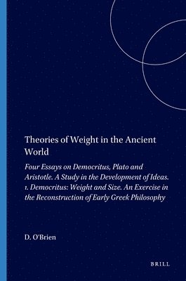 bokomslag Theories of Weight in the Ancient World