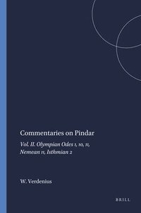 bokomslag Commentaries on Pindar