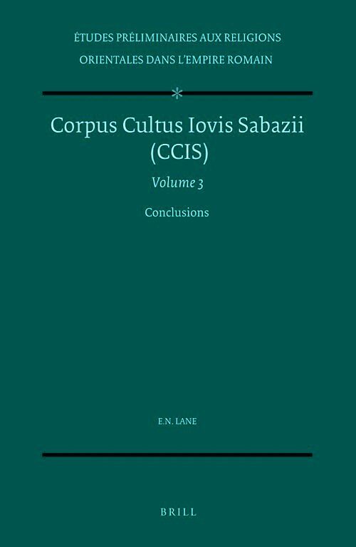 Corpus Cultus Iovis Sabazii (CCIS), Volume 3