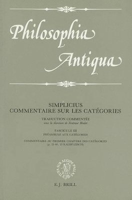 bokomslag Commentaire sur les Catégories