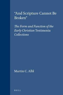 bokomslag "And Scripture Cannot Be Broken"