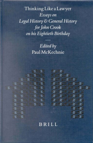 Paul McKechnie - Thinking Like a Lawyer, Inbunden