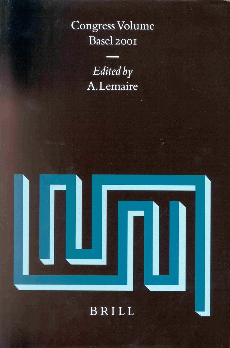 André Lemaire - Congress Volume Basel 2001, Inbunden