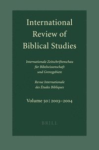 bokomslag International Review of Biblical Studies, Volume 50 (2003-2004)