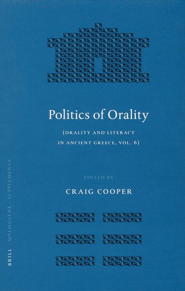 Craig Cooper - Politics of Orality, Inbunden