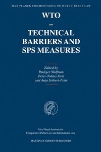 bokomslag WTO - Technical Barriers and SPS Measures
