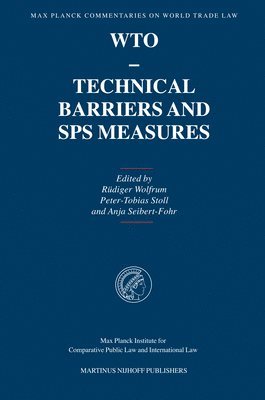 bokomslag WTO - Technical Barriers and SPS Measures