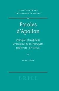 bokomslag Paroles d'Apollon