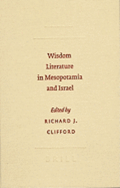 bokomslag Wisdom Literature in Mesopotamia and Israel