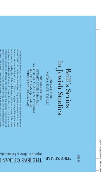 David Yeroushalmi - Jews of Iran in the Nineteenth Century, Inbunden