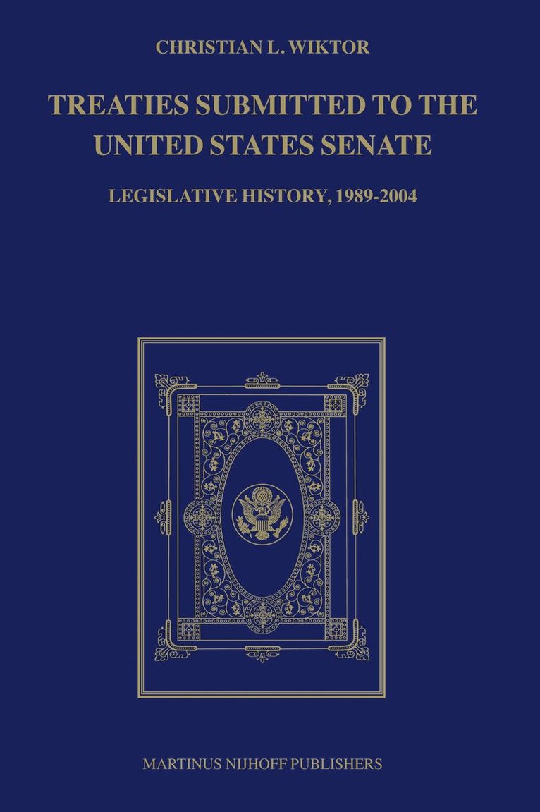 Treaties Submitted to the United States Senate