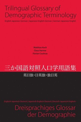 bokomslag Trilingual Glossary of Demographic Terminology: English - Japanese - German