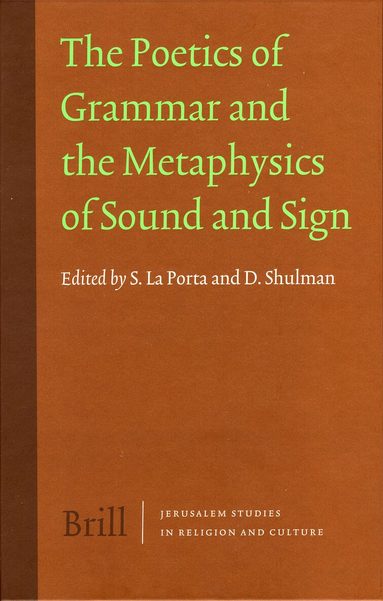 Poetics of Grammar and the Metaphysics of Sound and Sign, Inbunden