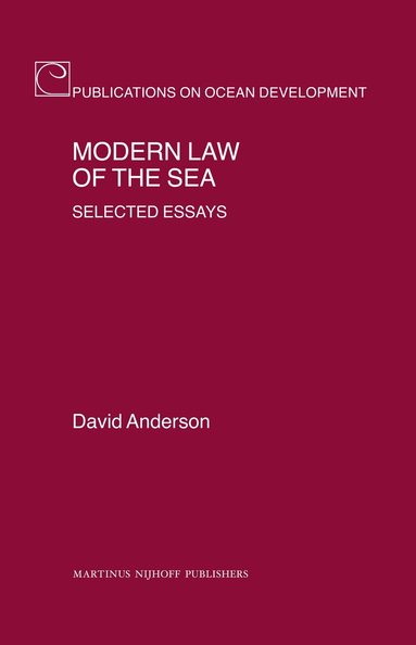 David Anderson - Modern Law of the Sea, Inbunden