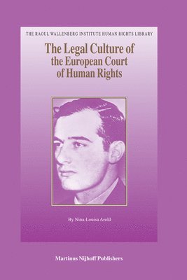 bokomslag Legal Culture of the European Court of Human Rights