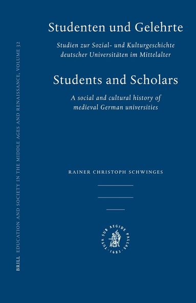 Rainer Schwinges - Studenten und Gelehrte, Inbunden