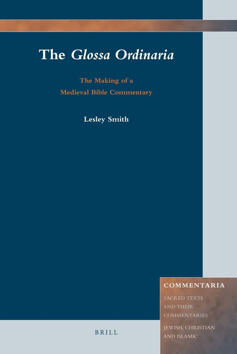 Lesley Smith - Glossa Ordinaria, Inbunden