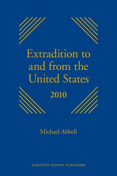 Michael Abbell - Extradition to and from the United States 2010, Inbunden