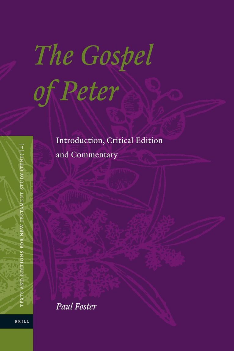 Paul Foster - Gospel of Peter, Inbunden
