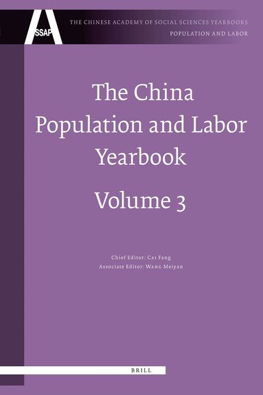 Fang Cai - China Population and Labor Yearbook, Volume 3, Inbunden