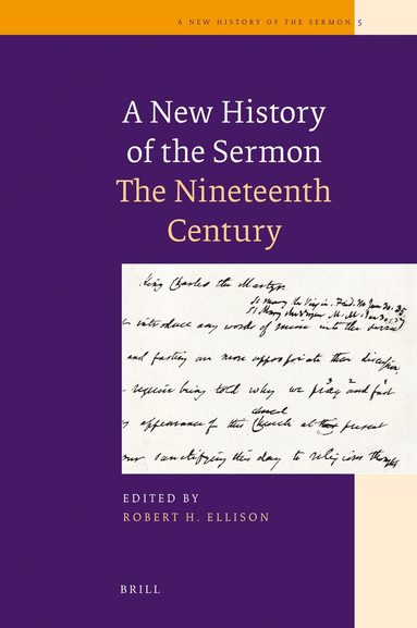 Robert Ellison - New History of the Sermon, Inbunden