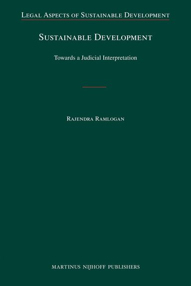 Rajendra Ramlogan - Sustainable Development, Inbunden