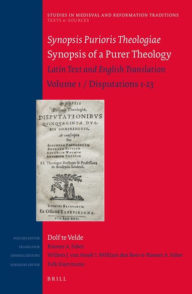 Riemer Faber - Synopsis Purioris Theologiae / Synopsis of a Purer Theology, Inbunden