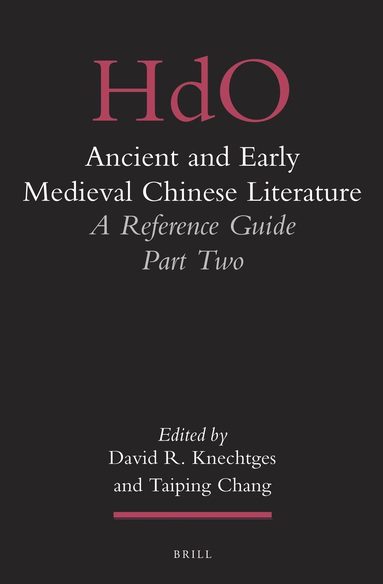 Ancient and Early Medieval Chinese Literature (vol. 2), Inbunden