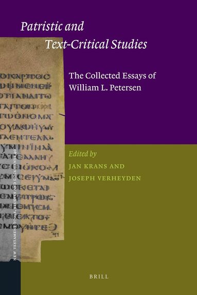 Jan Krans, Joseph Verheyden - Patristic and Text-Critical Studies, Inbunden