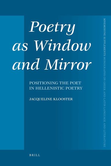 Jacqueline Klooster - Poetry as Window and Mirror, Inbunden