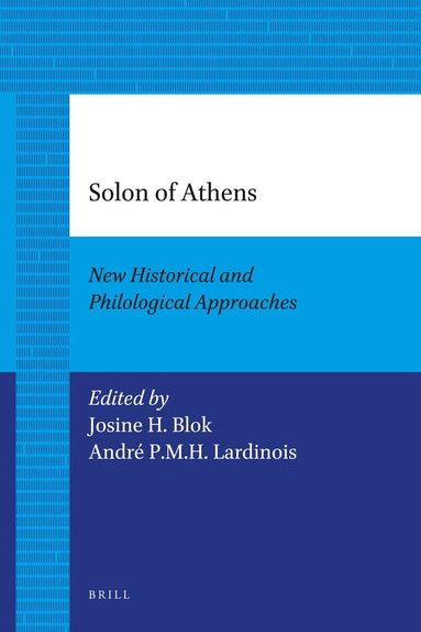 Josine Blok, André Lardinois - Solon of Athens, Häftad