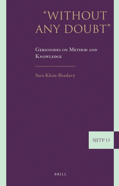 Sara Klein-Braslavy - "Without Any Doubt", Inbunden