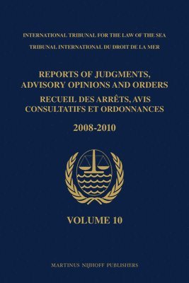 Reports of Judgments, Advisory Opinions and Orders / Recueil des arrêts, avis consultatifs et ordonnances, Volume 10 (2008-2010)