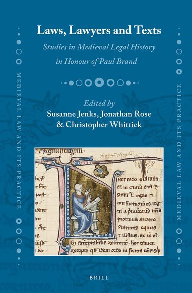 Susanne Jenks - Laws, Lawyers and Texts, Inbunden