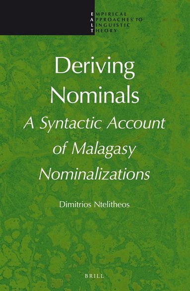 Dimitrios Ntelitheos - Deriving Nominals, Inbunden