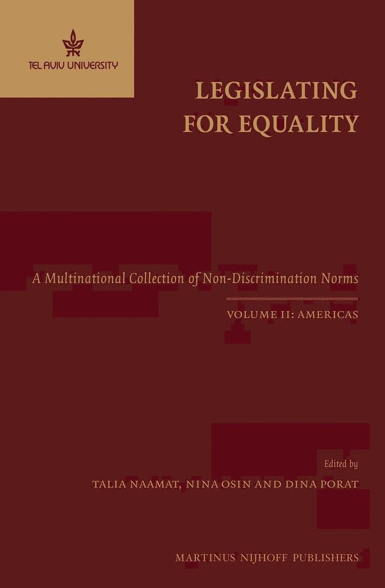 Talia Naamat, Nina Osin, Dina Porat - Legislating for Equality, Inbunden