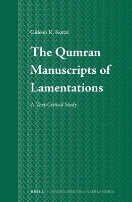 bokomslag Qumran Manuscripts of Lamentations