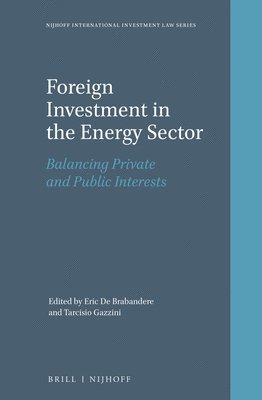 bokomslag Foreign Investment in the Energy Sector: Balancing Private and Public Interests