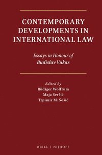 bokomslag Contemporary Developments in International Law