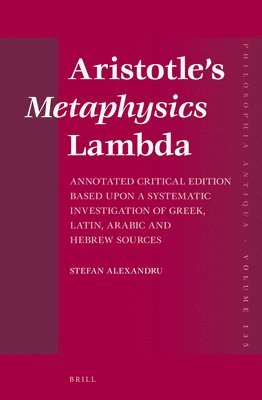 bokomslag Aristotle's Metaphysics Lambda