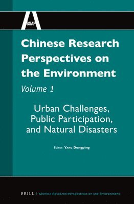 bokomslag Chinese Research Perspectives on the Environment, Volume 1