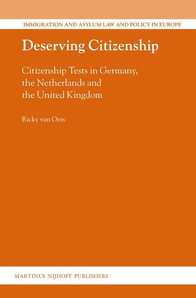 Ricky van Oers - Deserving Citizenship, Inbunden