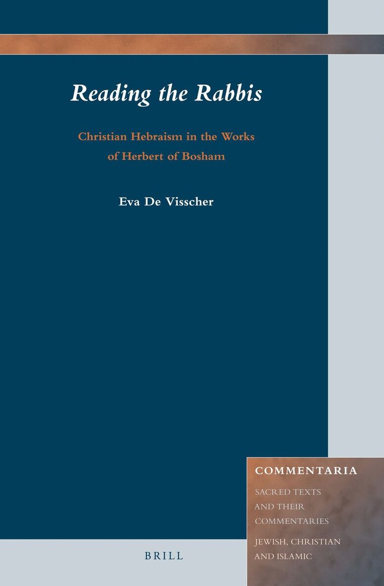 Eva De Visscher - Reading the Rabbis, Inbunden