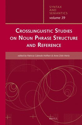 bokomslag Crosslinguistic Studies on Noun Phrase Structure and Reference