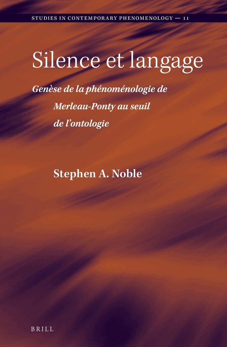Stephen A. Noble - Silence et langage, Inbunden