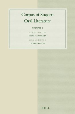 bokomslag Corpus of Soqotri Oral Literature: Volume 1