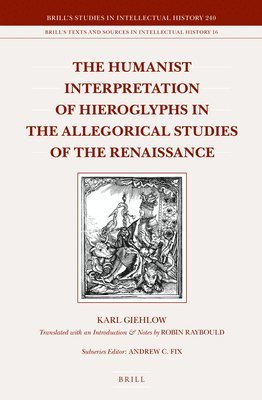 bokomslag The Humanist Interpretation of Hieroglyphs in the Allegorical Studies of the Renaissance