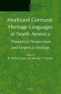bokomslag Moribund Germanic Heritage Languages in North America