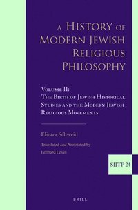 bokomslag History of Modern Jewish Religious Philosophy
